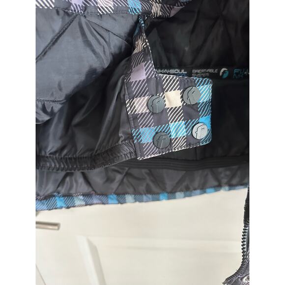 Funk ‘N’ Soul Women’s Ski Snowboard Plaid Jacket Sz. Small - Picture 7 of 15